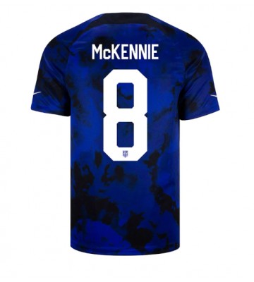 Stany Zjednoczone Weston McKennie #8 Koszulka Wyjazdowych MŚ 2022 Krótki Rękaw